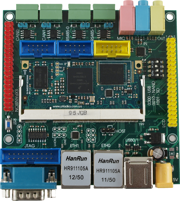 EV-iMX287-SODIMM, совместное использование с EV-iMX287-SODIMM-MB EV-iMX287-SODIMM, совместное использование с EV-iMX287-SODIMM-MB