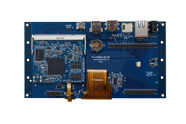 SK-LCD800x480-MB, совместное использование с SK-iMX6S-SODIMM SK-LCD800x480-MB, совместное использование с SK-iMX6S-SODIMM