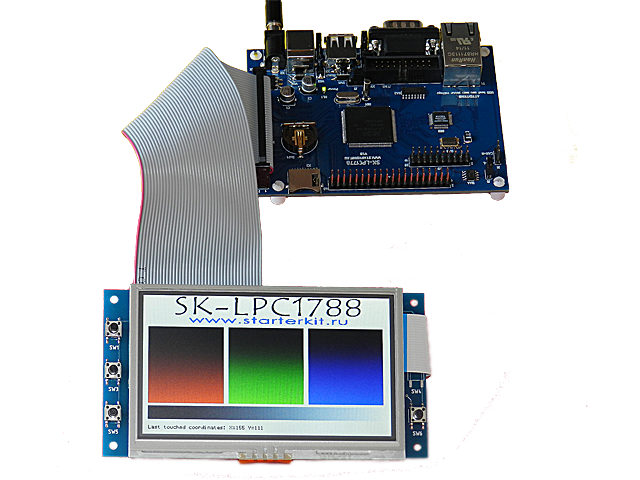 SK-LPC1788, подключение SK-WF43BTIBED0TP-Plug SK-LPC1788, подключение SK-WF43BTIBED0TP-Plug